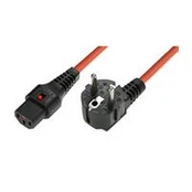 Maitinimo kabelis MicroConnect IEC LOCK C13 - R / A Schuko, 3m (EL248S)