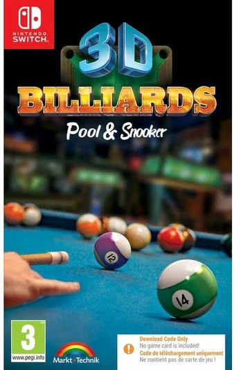 3D Billiards: Pool And Snooker Nintendo Switch