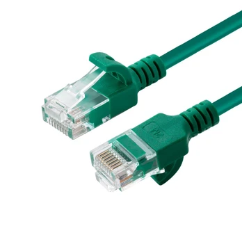 MicroConnect U/UTP CAT6A Slim 1M Žalias