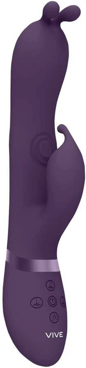 Vive Gada - Vibrating Bunny Ear G-Spot Rabbit with Pulse Wave Shaft