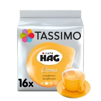 Kavos kapsulės be kofeino Tassimo "Hag Decaff" 16 kap.