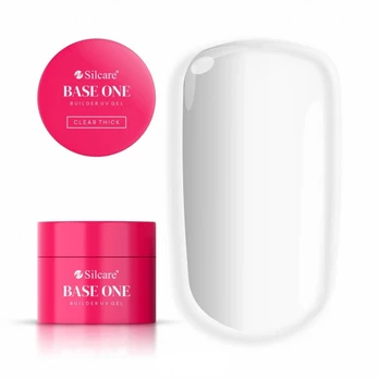 SILCARE_Base One Bulldier Gel Nail Builder Clear Thick 50g