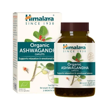 HIMALAYA Organic Ashwagandha - 60 kaps.