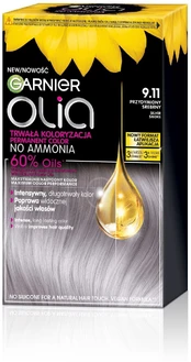 Plaukų dažai Garnier Olia, silver smoke, 9.11, 174.0 ml kaina