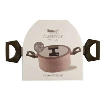 Puodas su dangčiu UNIWELL, 20 cm