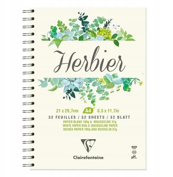Herbarium A4 spiralinis bloknotas