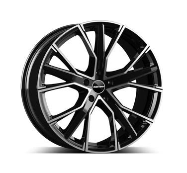 GMP GUNNER 10X21 5X112 ET19/66.5 CZARNY/POLER