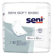 Apsauginis paklotas Seni Soft Basic, 90 cm x 60 cm, 10 vnt.