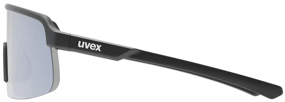 Akiniai Uvex dyrt jr. black matt / mirror silver