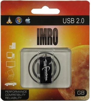 Imro pendrive 8GB USB 2.0 Edge black