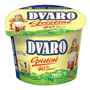 Grietinė DVARO, 40% rieb., 200 g