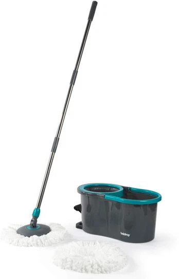 Beldray LA00000186UFEU7 Anti-Bac Spin & Wring Mop Set
