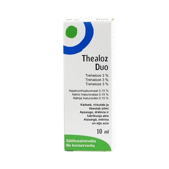 THEALOZ DUO akių lašai, 10 ml