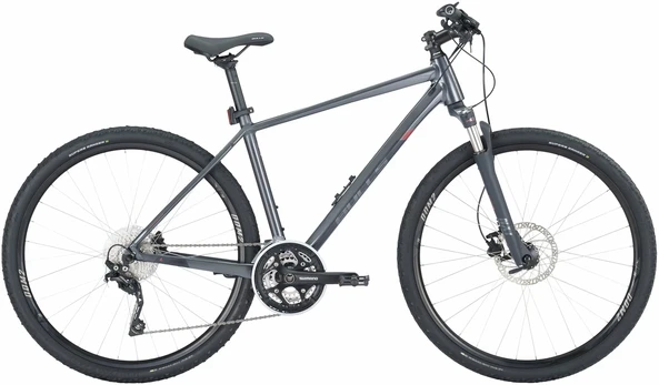 Dviratis 28' Bulls Cross Mover vyr. 30g pilkas