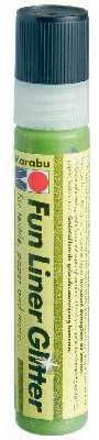 Marabu Fun Liner Glitter 25ml Reseda