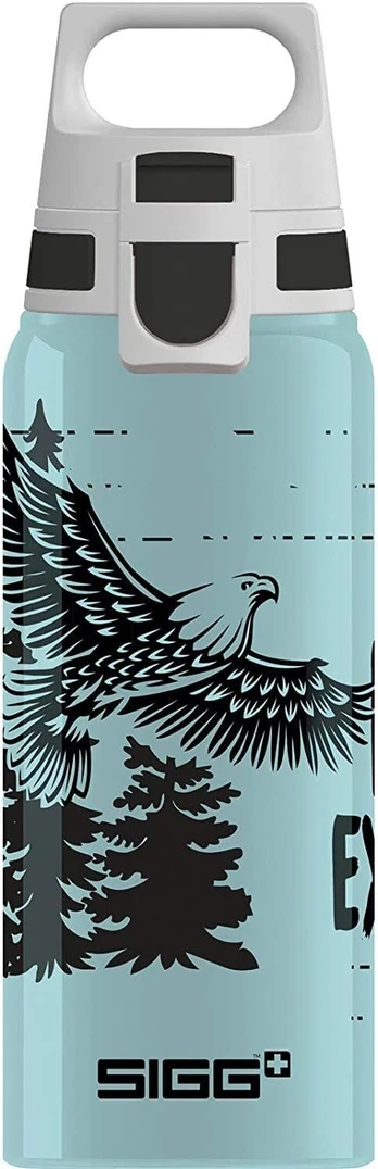 Gertuvė Sigg Kids Brave Eagle, balta, aliuminis, 0.6 l