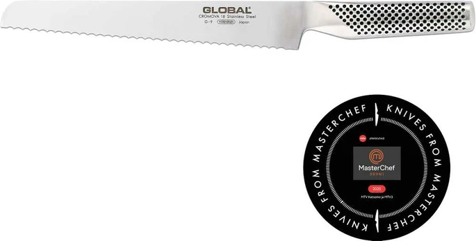 GLOBAL G-9 Duonos peilis 22 cm