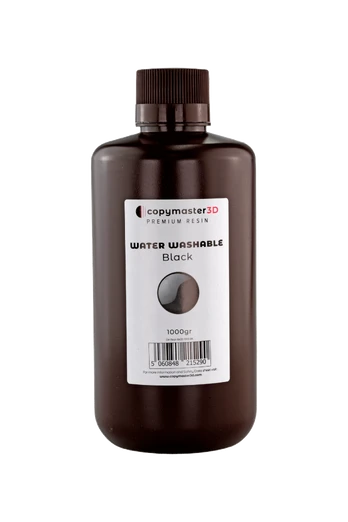 Copymaster3D Copymaster 3D vandeniu nuplaunama UV derva - 1000ml - Juoda
