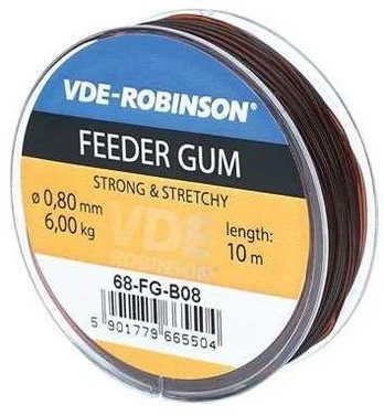 Feeder guma VDE-Robinson, 1,00 mm, 7kg, 10 m, ruda