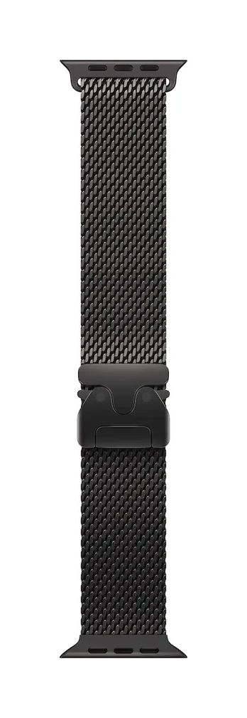 49mm Black Titanium Milanese Loop - Medium
