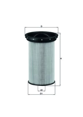 Kuro filtras MAHLE KX69