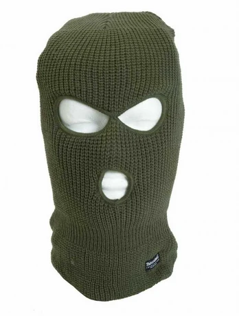 Mil-Tec Megztas pošalmis "BALACLAVA" THINSULATE 3H, ŽALIAS