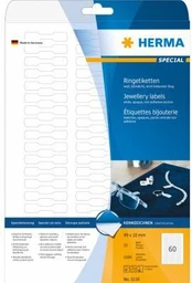 1500 vnt. lipnios etiketės papuošalams ir laidams, A4