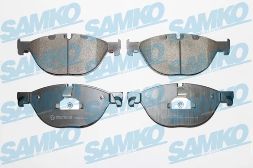 Stabdžių trinkelių rinkinys, diskinis stabdys SAMKO 5SP1582