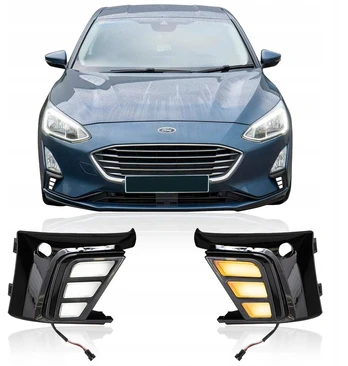 Led dienos žibintai ford focus mk4 18+