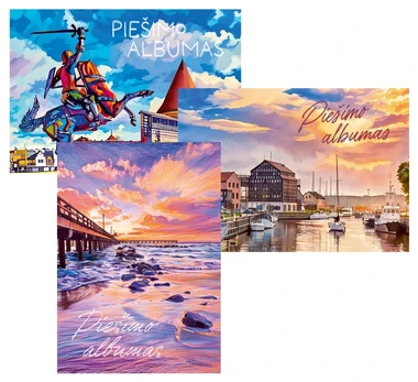 Piešimo albumas, A4, 20 lapų, 120 gsm