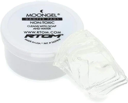 Lipdukai damperiavimui būgnui RTOM Moongel Clear 5vnt