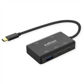 Koncentratorius ROLINE USB 3.2 Gen 2, 4 prievadų (2x A + 2x C), PD (100 W)