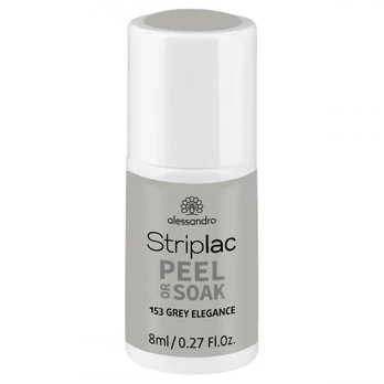 Alessandro Striplac Peel Or Soak Nagų lakas, 153 Grey Elegance
