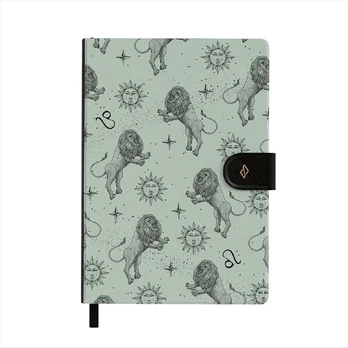 Leo - Notebook, A5 (14.8 x 21cm) / Lined / Turquoise