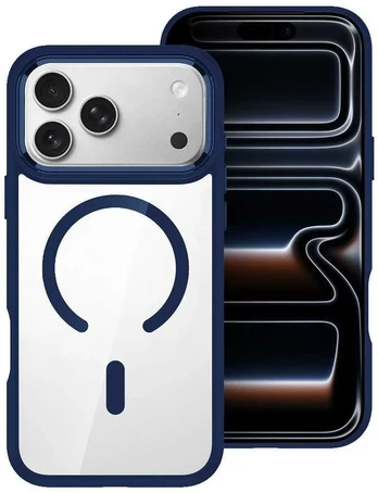 Dėklas ROAR case MAG BUMPER compatible with MagSafe for IPHONE 17 navy mėlynas