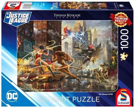 1000 detalių dėlionė: Thomas Kinkade Dc Comics moterys