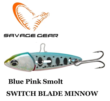 Savage gear Switch Blade Minnow Blue Pink Smolt blizgė 18 g