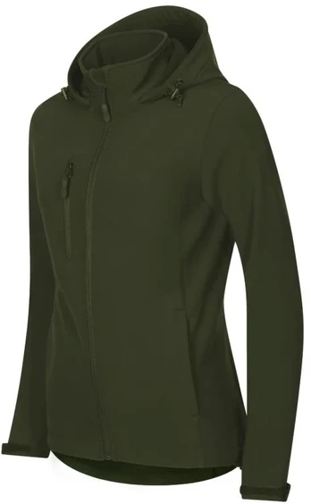 Moteriška softshell striukė Malfini Trail, tamsiai chaki