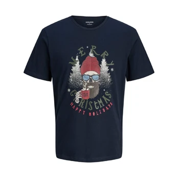 Marškinėliai vyrams, Mėlyna, Noel xmas tee