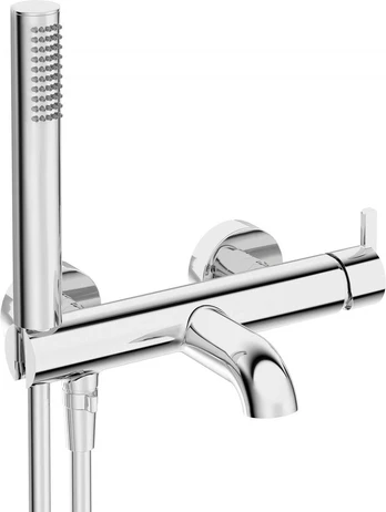 Bath mixer with shower set