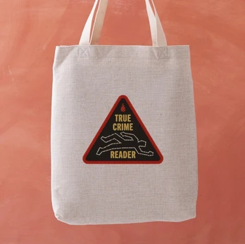 True Crime Reader Tote Bag