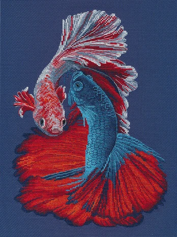 Cross stitch kit "Betta fish" S1607