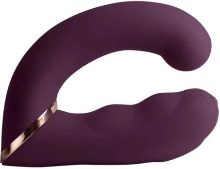 ROCKS-OFF - GEMINI DUAL VIBRATOR G-SPOT CLITORIS STIMULATOR PURPLE
