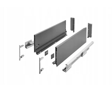Drawer system AXISPRO 500mm anthracite - high H167