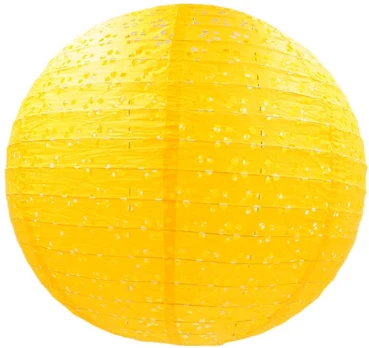 Popierinis žibintas, 35 cm - Raudona