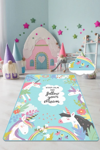Kilimas (80 x 120) Cute Unicorn