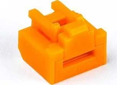 Smart Keeper Smartkeeper SMARTKEEPER Basic RJ45 Port Lock 100 - 100x záslepka, oranžová