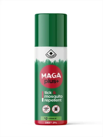 Līdzeklis pret odiem, ērcēm MAGA Plus, Deet 20% + Krustnagliņa, 150ml
