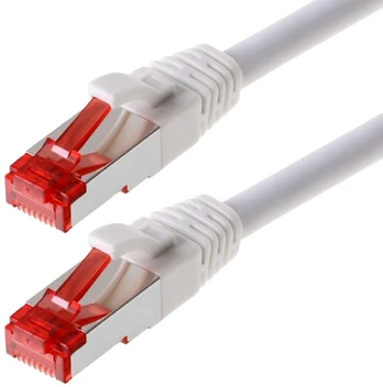 Helos patch cable S/FTP Cat 6 baltas 3,0 m