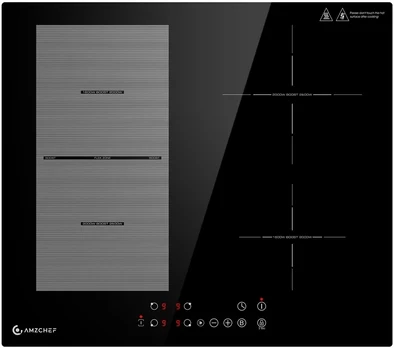 Kaitlentė AMZCHEF CE-FS-I72S-FFDD07 4-zone induction cooktop